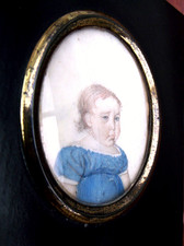 RARE ANTIQUE 19TH C MINIATURE