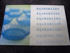 Plastic Table Place Mats Craft Mat Aqua Marine Blue Dish Design