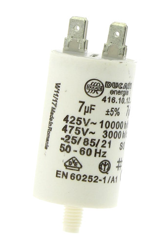 Tumble dryer motor capacitor - tumble,