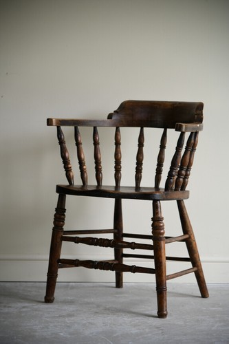 Antique elm beech captains - elm,