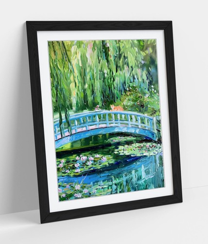 Cute cat bridge monet - cat, style