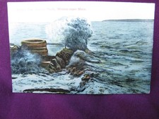 Vintage Postcard: Rough Sea