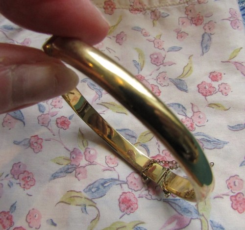 Bangle rolled gold - bangle,