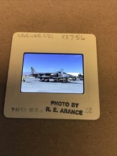 1985 SEPECAT Jaguar GR1 XX756 British Fighter Jet Kodachrome 35mm Slide# 27