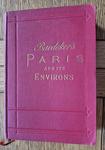 1907 baedeker guide - baedeker's,