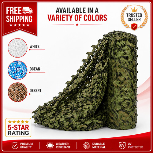 Large camouflage net - 2*3m/4*6m,