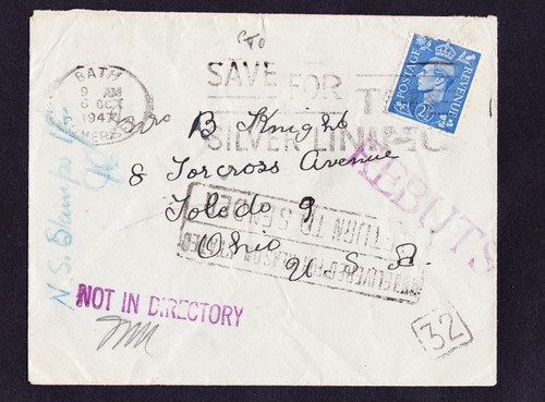 Rts 1947 gvi cover cachet - 1947,