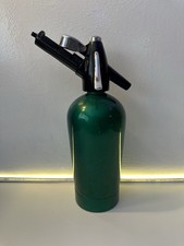 Vintage green aluminium soda - vintage,