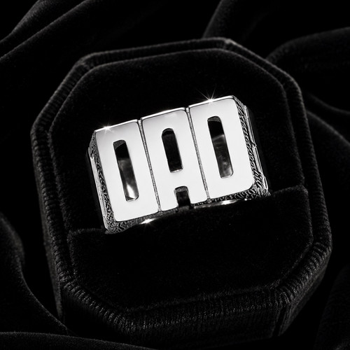 Dad ring sterling silver 925 - sterling,