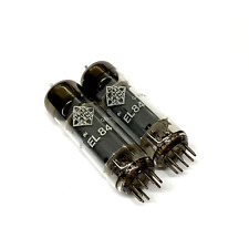 Matched Pair  EL84 Used Telefunken  Diamond  Bottom Germany Valve Tubes (AAV3)