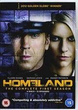 Homeland - Season 1 DVD Drama (2012) Damian Lewis Free Royal Mail Delivery