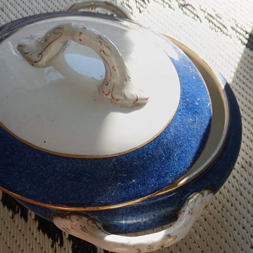 Wilton ware blue white - blue, &