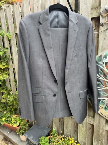 Men autograph grey suit - grey,