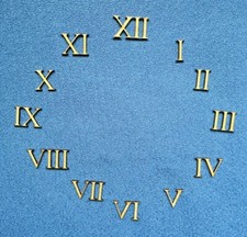 MDF Clock face numbers Roman