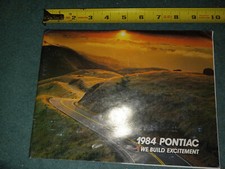 1984 PONTIAC FULL-LINE SALES