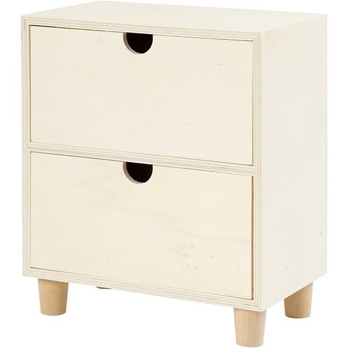 Small plywood chest drawers - small,