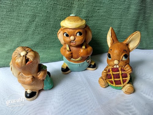 Pendelfin rabbit trio - pendelfin,