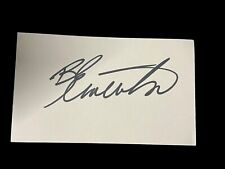 Signed White Index Card 5” X 3” Approx Brett Emerton Blackburn Australia (1)