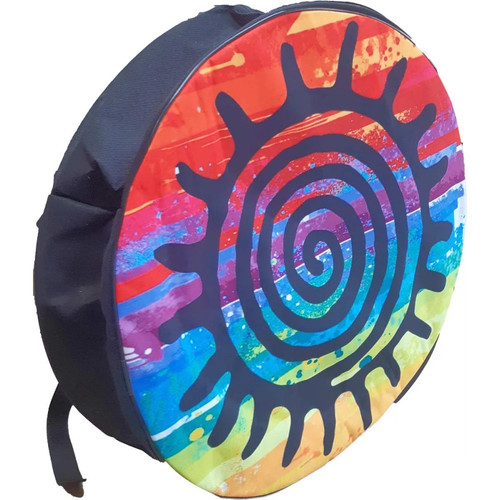 Bright mandala round frame - bright,