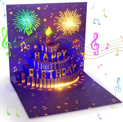 Pop musical birthday - 3d,