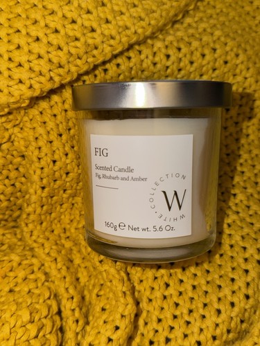 White collection candle fig - collection,