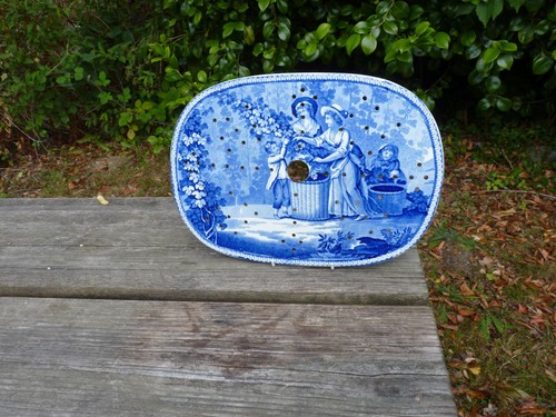Antique pearlware blue - antique,