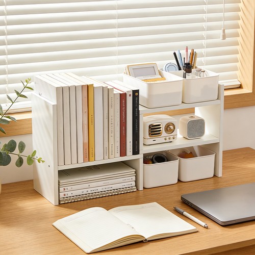 Bookshelf desktop organizer - bookshelf,