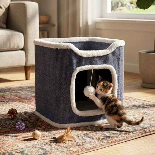 Large cat bed - small, wool