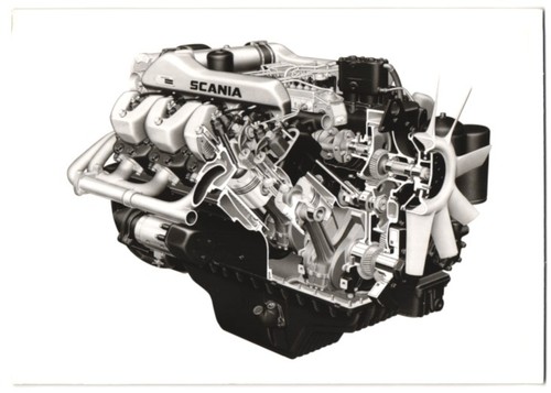 Photograph scania truck - photograph,