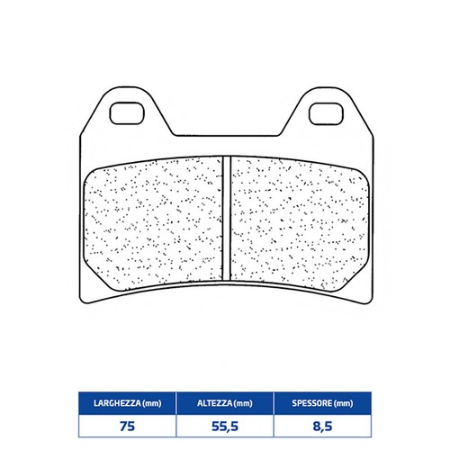 Brakes brake pad set - pad,