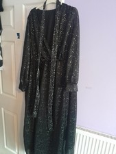 Women's  V-Neck Shiny Black