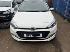 HYUNDAI I20 WHITE FRONT BUMPER 2015-2019 PW6 BREAKING IBC2