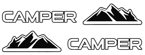 Camper decals stickers - x,
