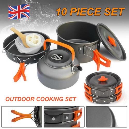 10pcs portable camping cooking - portable,