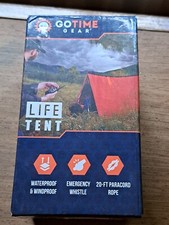 Go Time Gear Life Emergency Bivy Sack - Thermal Survival Tent and Sleeping Bag