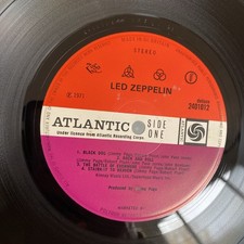 LED ZEPPELIN IV - PLUM LABEL 1st PRESS 1971  Vinyl LP A3 B4 PORKY PECKO - SHINY!