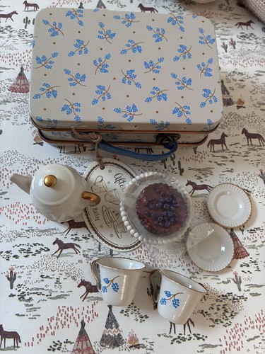Maileg mouse retired blue - mouse,