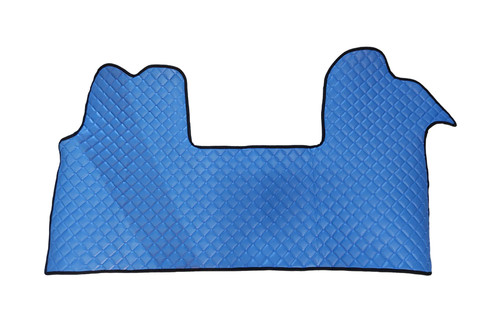 Blue eco leather floor - blue,