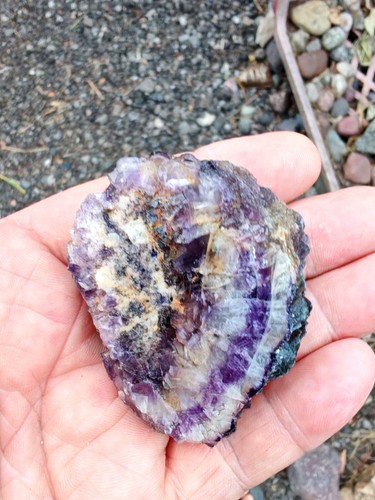 Blue john fluorite crystal - fluorite,