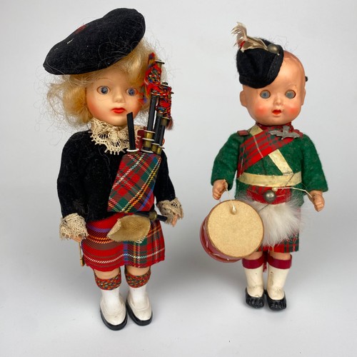 Pair vintage scottish highland - pair,