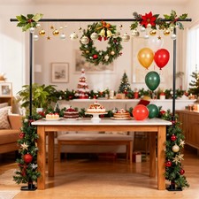 Adjustable Metal Table Stand Arch Support for Party and Christmas Decoration