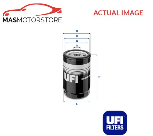 Engine oil filter ufi 2344000 - oil,