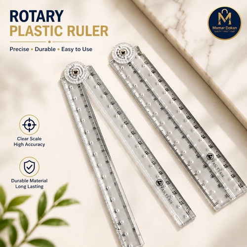 Folding acrylic ruler portable - folding,