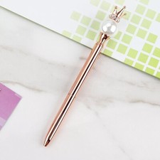 Pearl Crown Rose Gold Pen With