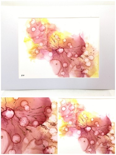 Ink painting abstract mounted - painting,