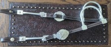 Silver tube show - show, bridle