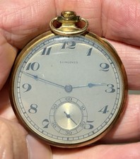 Longines gold pocket watch - longines,
