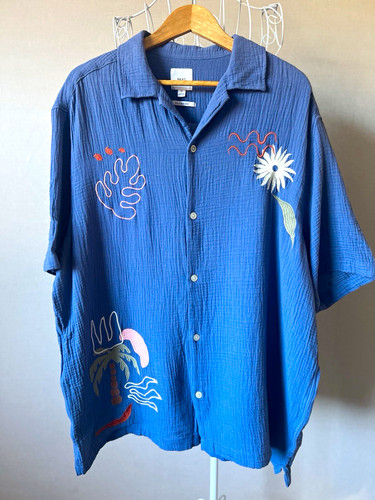 Next men blue embroidered - next,