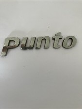 Fiat Punto Badge Rear Letters Emblem Nameplate Boot Tailgate