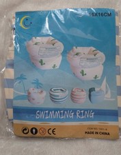 Blue And Cream Striped Arm